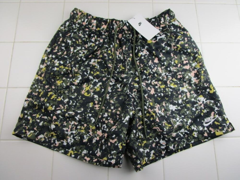 Nike Club Mesh Lined Woven Shorts Regrind Multicolor Men's Small IF8502-222